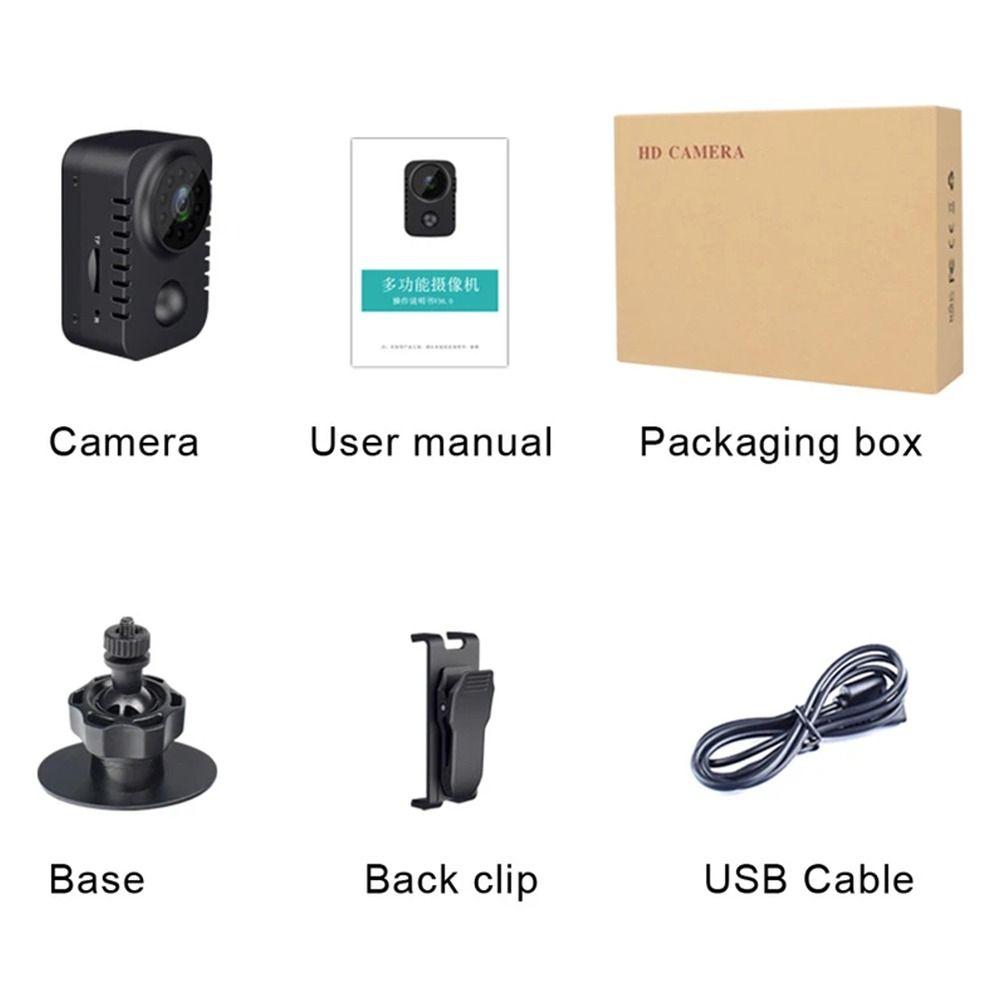 Портативный маломощный видеорегистратор, видеокамера ночного видения, инфракрасная камера, камера с датчиком движения PIR, мини