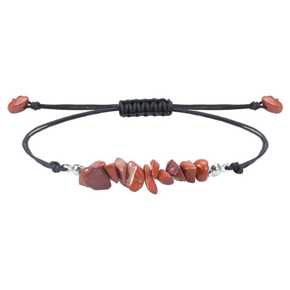 Ins Amethysts Bracelets Colored Gravel Bracelet Beads New Irregular Gravel Bracelets