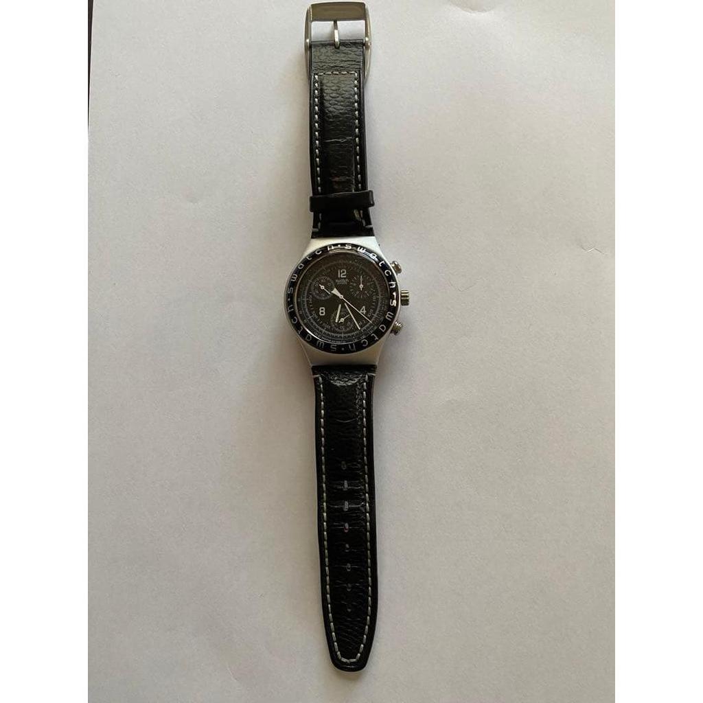 Б/у хронограф Swatch Черный