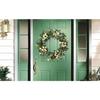 20 Inch Green Home Decor for Wall Porch Window Spring Summer Wreath with Big Berries for All Seasons Winter Christmas