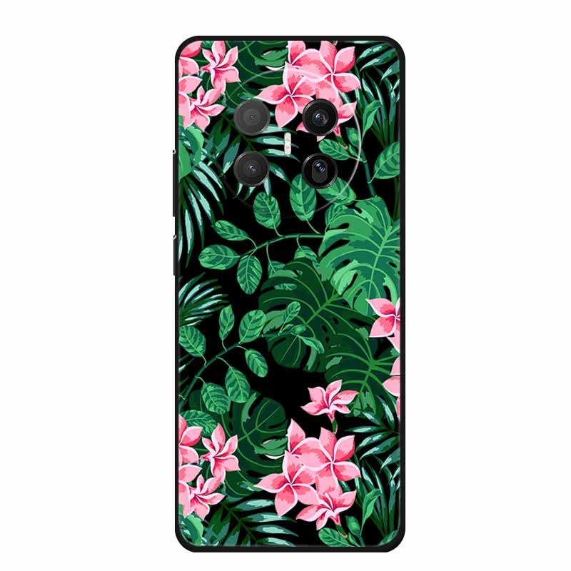 Черный силиконовый чехол для Huawei Mate 70 Air 2025 Чехол Мультяшный кот Мягкая задняя крышка для телефона Huawei Mate 70 Air Чехол Funda Coque