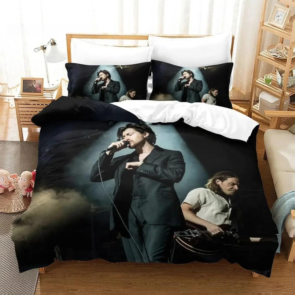Новый комплект постельного белья Arctic Monkeys Single Twin Full Queen King Size Bed Set Aldult Kid Bedroom Duvet cover Sets 3D Printed Bed Sheet