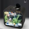 Energy Saving Fish Tank Stylish Reusable Clamshell Feeding Window Fish Terrarium Household