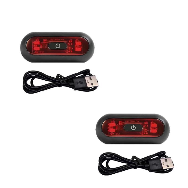 Светодиодный фонарь для мотоциклетного шлема, перезаряжаемый, водонепроницаемый, сигнальный, предупреждающий, задний фонарь, велосипедный, мигающий задний фонарь для ночной езды