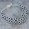 Tanzanite Quartz Gemstone Handmade 925 Sterling Silver Jewelry Necklace 18" M-327