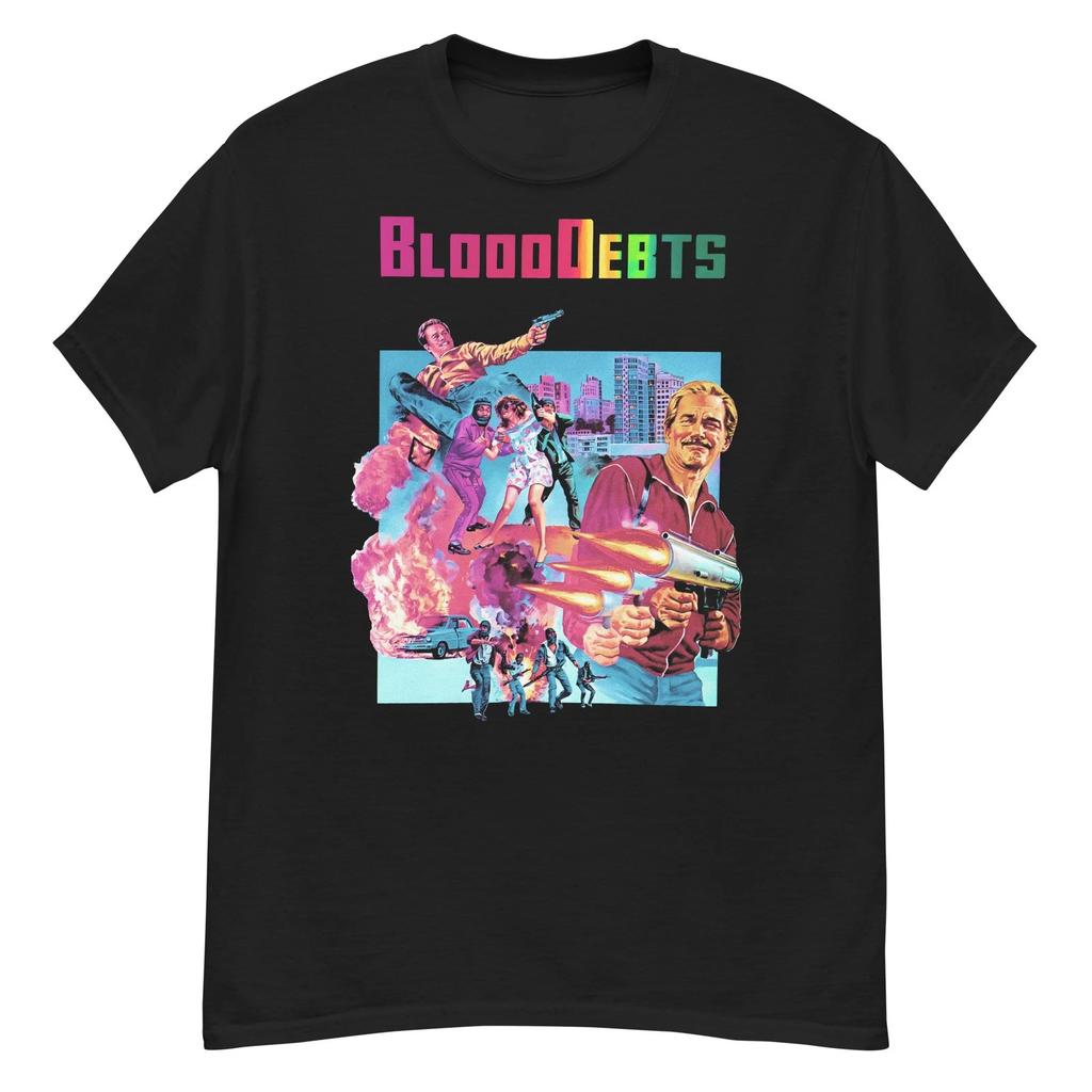 Blood Debts cult action film fan art t-shirt