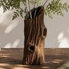 Контейнер для композиции из сушеных цветов, 3D-печатное украшение в виде пня, Креативная ваза, Декор для дома в натуральном стиле, Вдохновленный природой, Подставка для ручек, Ретро