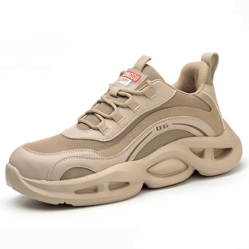 Fashion Work Sneakers Steel toe shoes Safety Boots Protection Shoes Puncture-Proof Indestructible shoes lightweight comfort