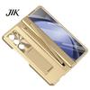 Подставка для ручки, чехол для стилуса и телефона для Samsung Z Fold 6, ПК-корпус со слотом, Защитная крышка для мобильного шарнира, Пружинная защита и встроенная подставка, Полная защита корпуса