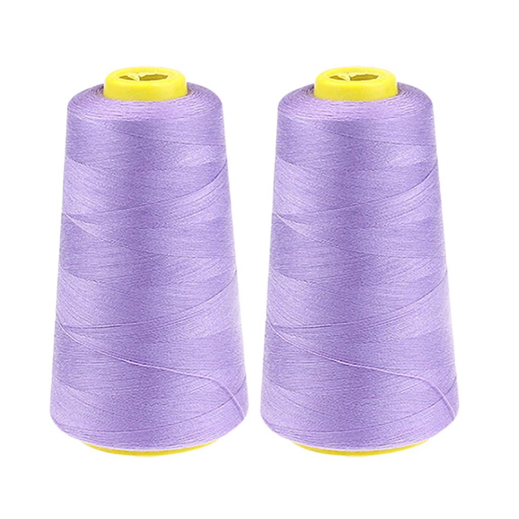 Household Color Polyester Sewing Thread Pagoda Thread 2PC 2300 Yards