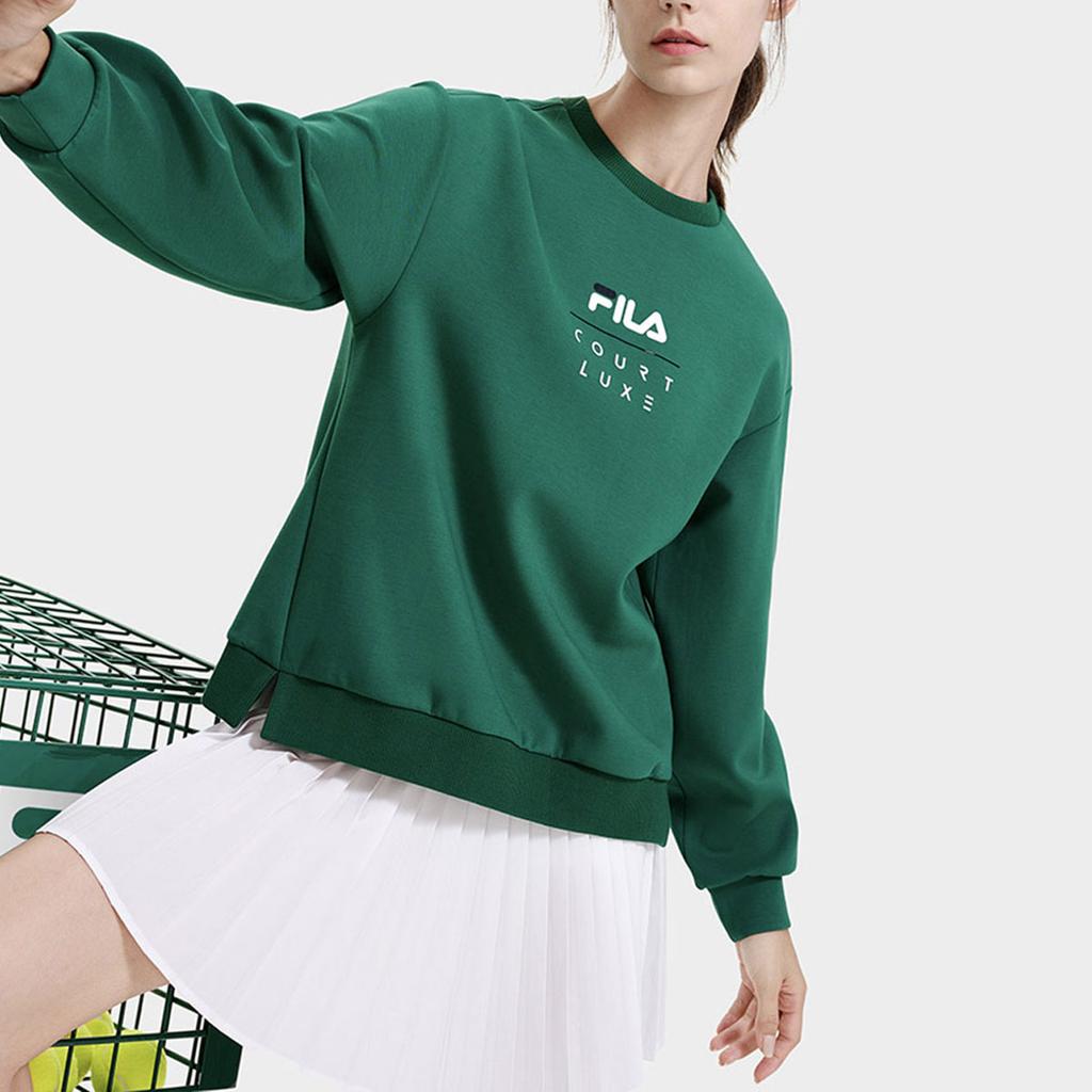New FILA Sweatshirts Women's Jacket Green A11W313210F-GN