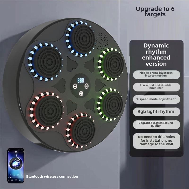 Home Fitness Smart Training Music Boxing Wall Target Trainer Bluetooth Music Boxing Machine