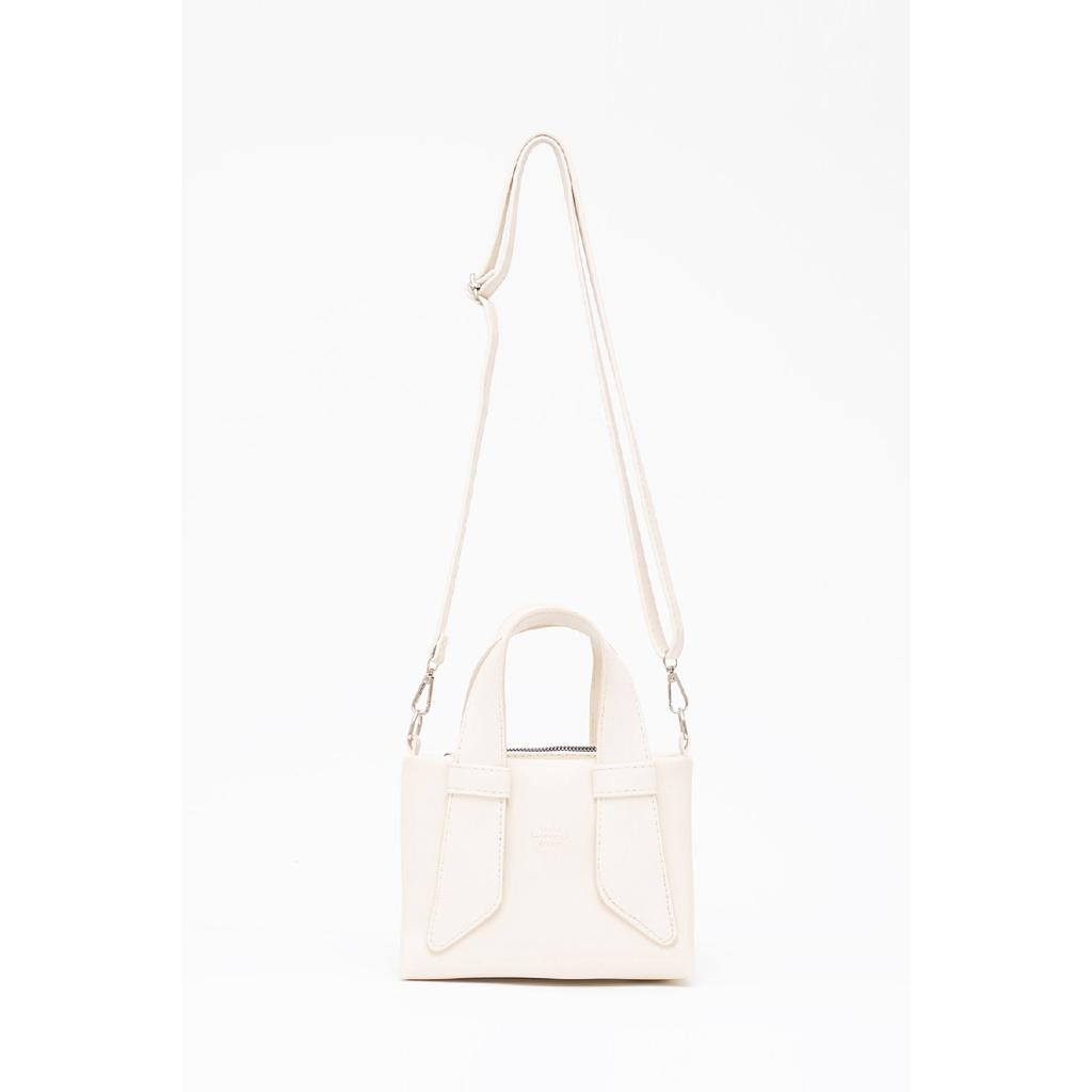 Black Shk60 Artificial Leather Single Compartment Double Handle Handbag And Crossbody Shoulder Bag L:14W:21W:8 Cm