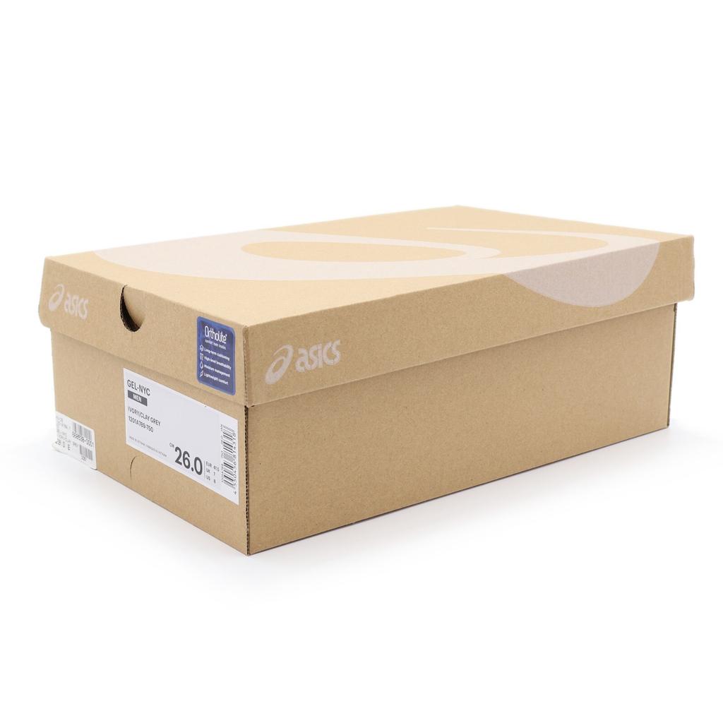 1201A789-750 Asics Gel-NYC Айвори Глиняно-серый Белый Бежевый Черный Темно-серый (Мужской)