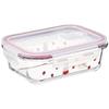 Storage Container 650ml M Heat Resistant Glass Oven Microwave Dishwasher Safe with Lid Valve Miffy GBST7-A