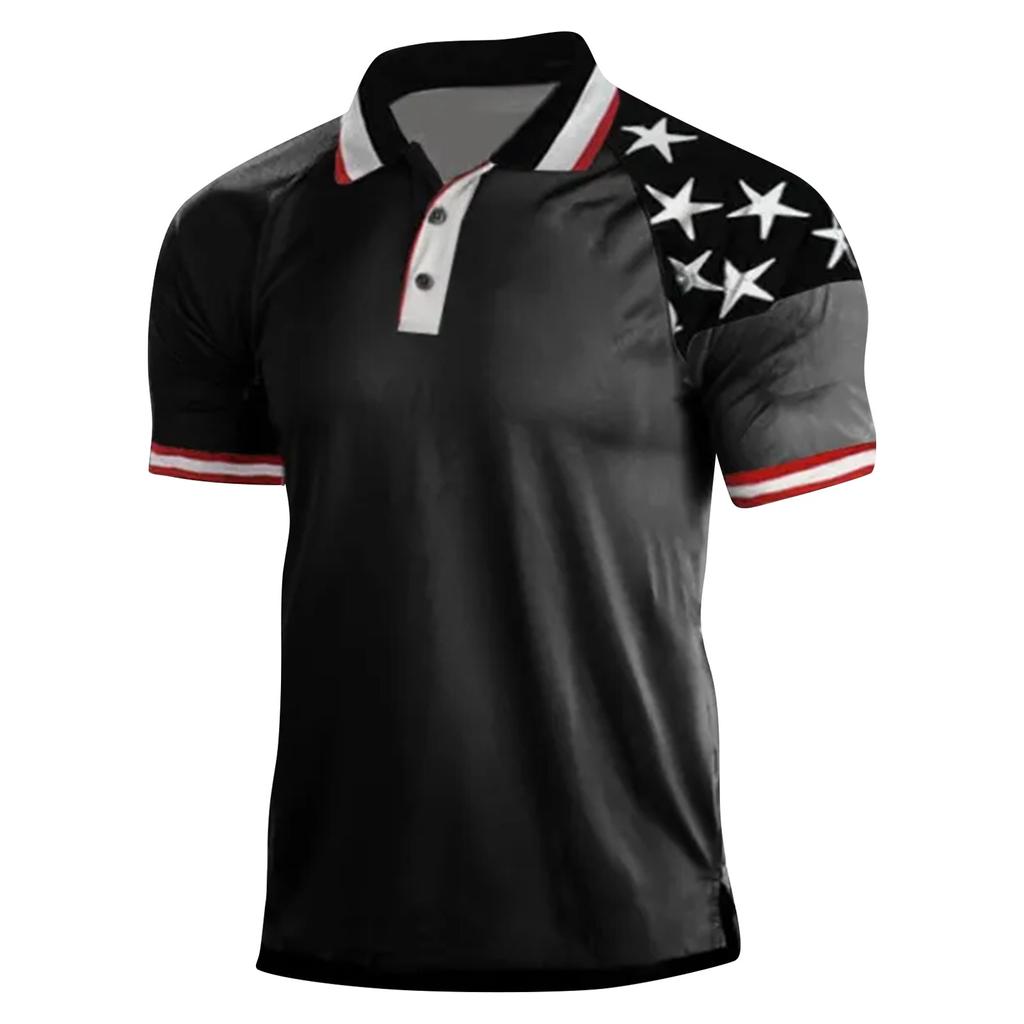 Европейский и американский мужской топ в стиле ретро на открытом воздухе, топ с короткими рукавами и цифровой печатью