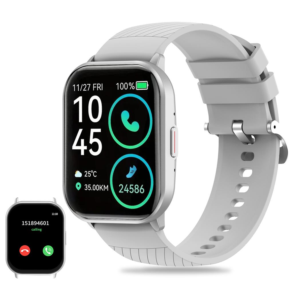 Умные часы с Bluetooth-вызовом, спортивные трековые часы с камерой контроля сердечного ритма, для Android IOS