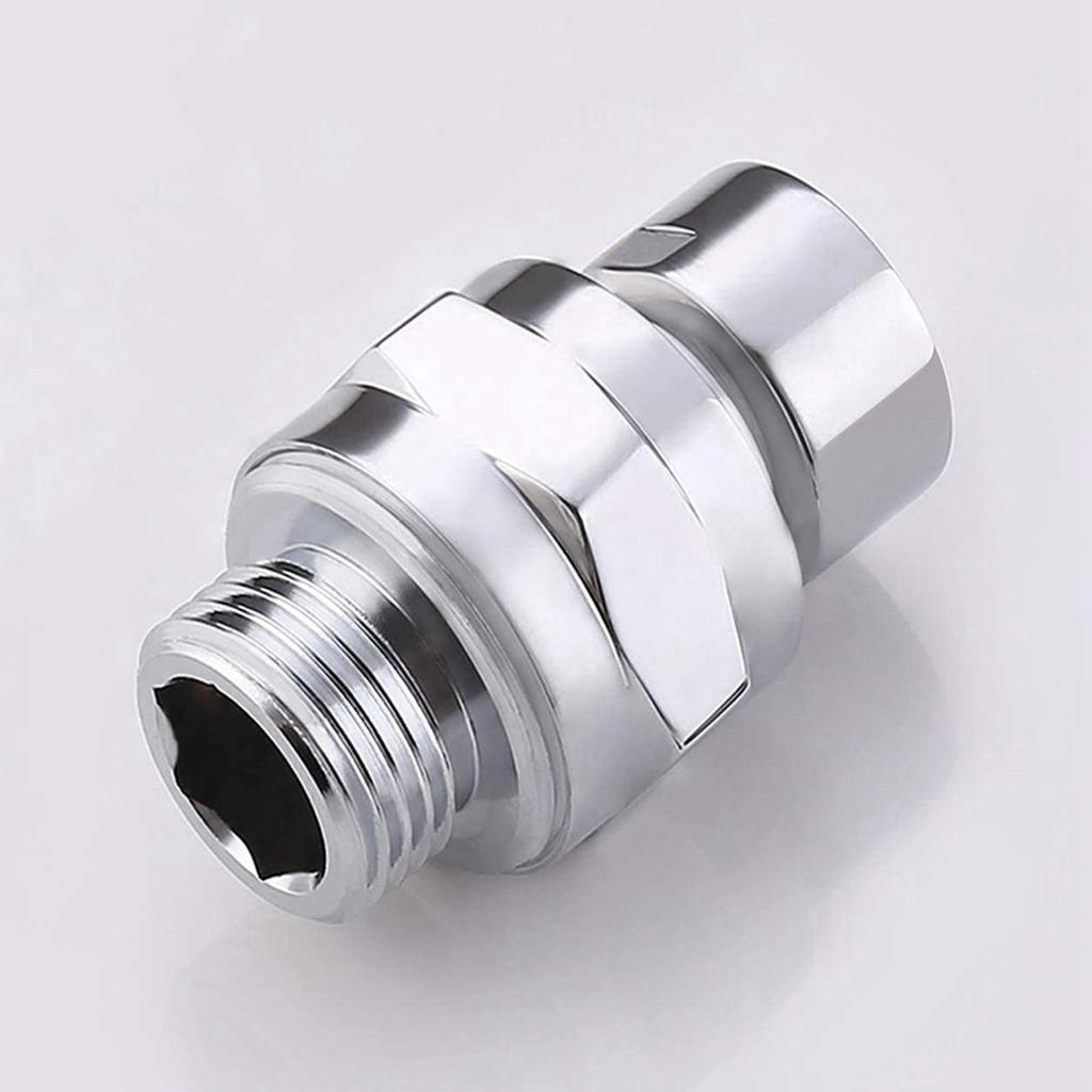 Faucet Hardware Shower Connector Ball Head Shower Head Swivel Ball Adapter Adjustable Shower Arm Extension Light