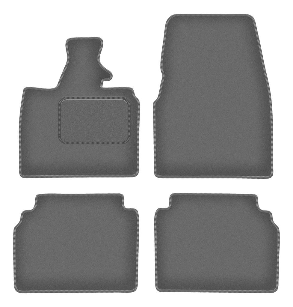 Velour graphite car mats for: BMW I3 L01 hatchback (2013-)