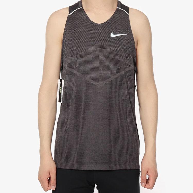 Nike Max90 TechKnit Cool Logo Print Casual Loose Дышащий круглый вырез жилет мужские топы AJ7590-010