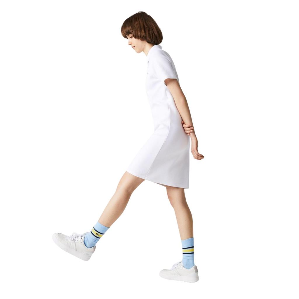 Lacoste Женское платье-поло с рукавами-колокольчиками пике