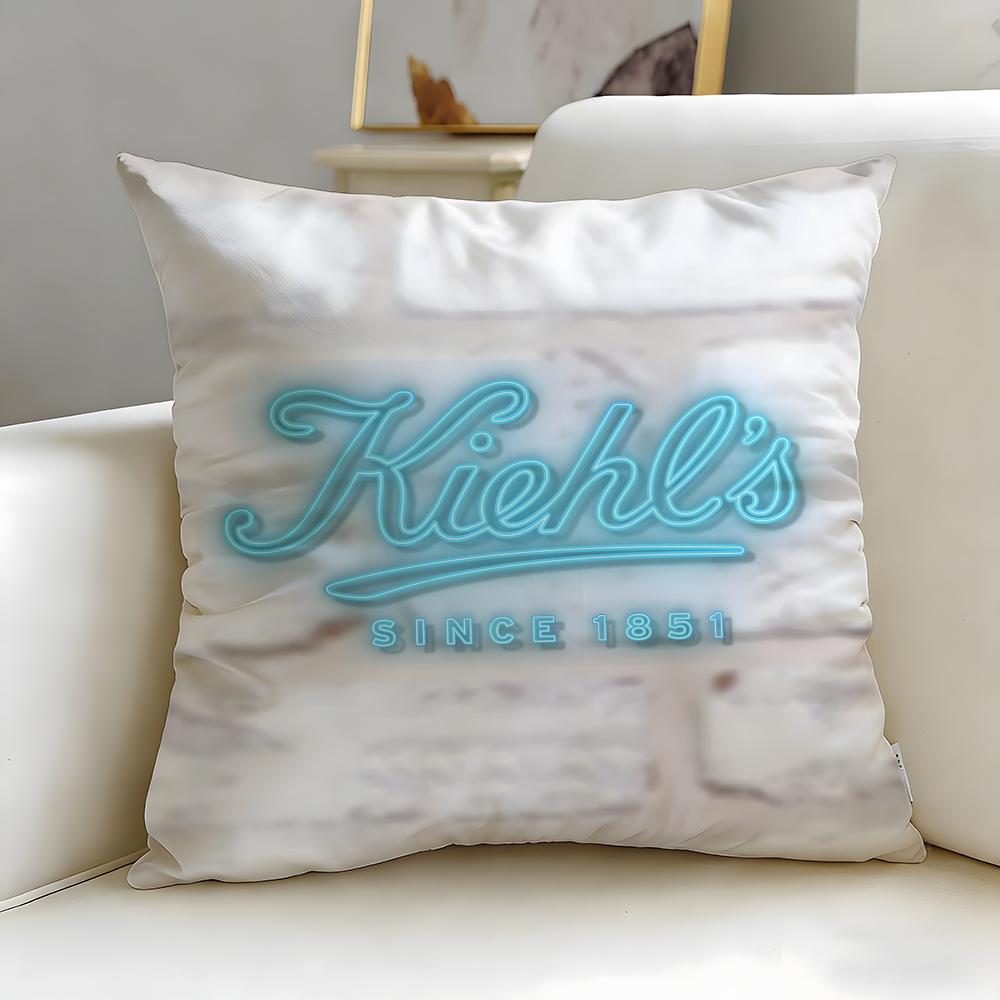 Классический бренд уходовой косметики Kiehl's Чехол-подушка Cushion Cover Soft & Easy-Wash – Универсальный для дивана, кровати, путешествий и офиса