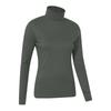 Mountain Warehouse Женский топ Meribel из хлопка с воротником-стойкой и длинным рукавом