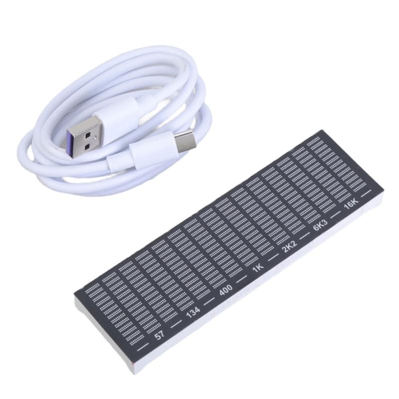 Upgrades LED Sound Visualizers Music Spectrum Display 20Hz to 25KHz with 3.5mm Input for Homes Studio & Party decors