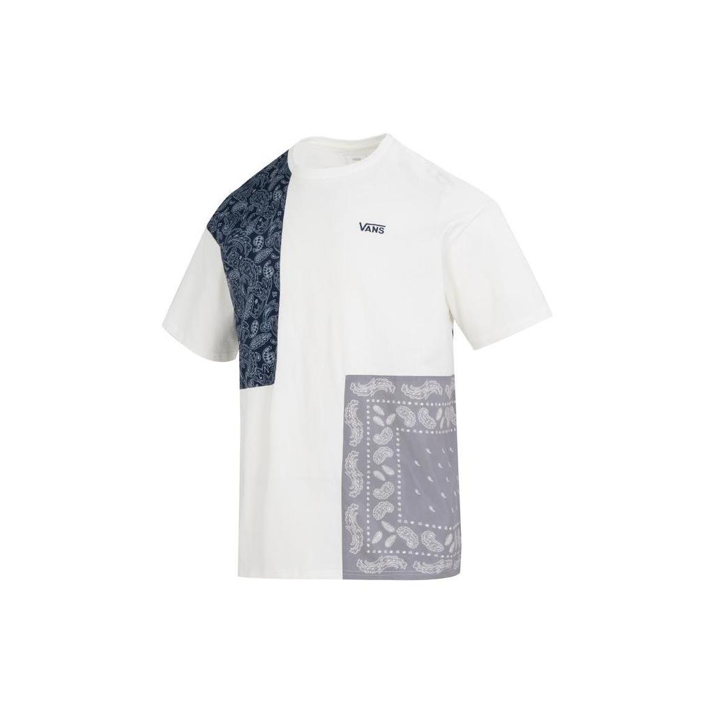 Vans T Shirts Men's White Crew Neck Moderate Straight Fit VN000FRHFS8