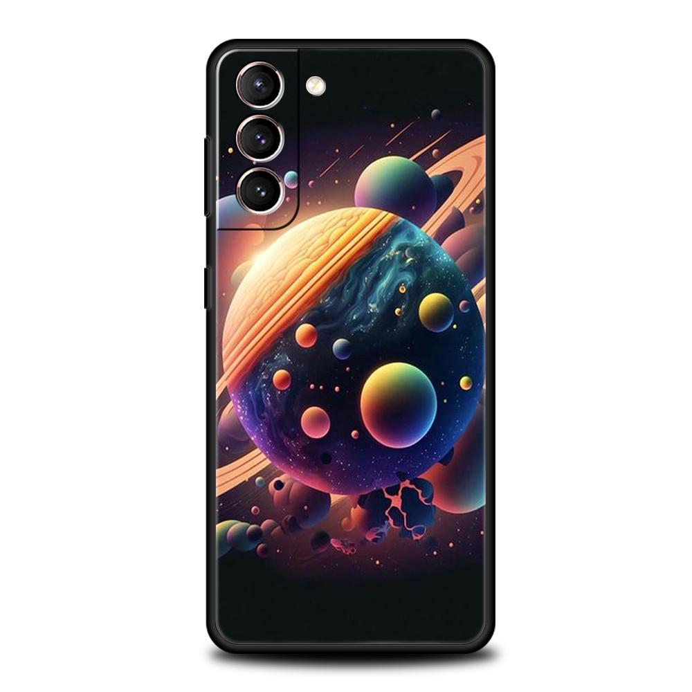 Красивый чехол Планета Звезды для Samsung Galaxy S24 S23 S22 S20 S21 FE Ultra S24 S23 S10 S10E S9 S8 Plus 5G Силиконовый чехол для телефона