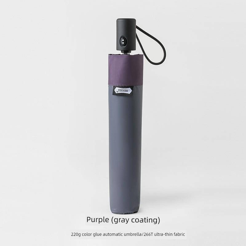 Parachase Color Plastic 230G Ultralight Self-Opening Umbrella UV Protection Sun Umbrella Mini-Portable Umbrella Dual Use