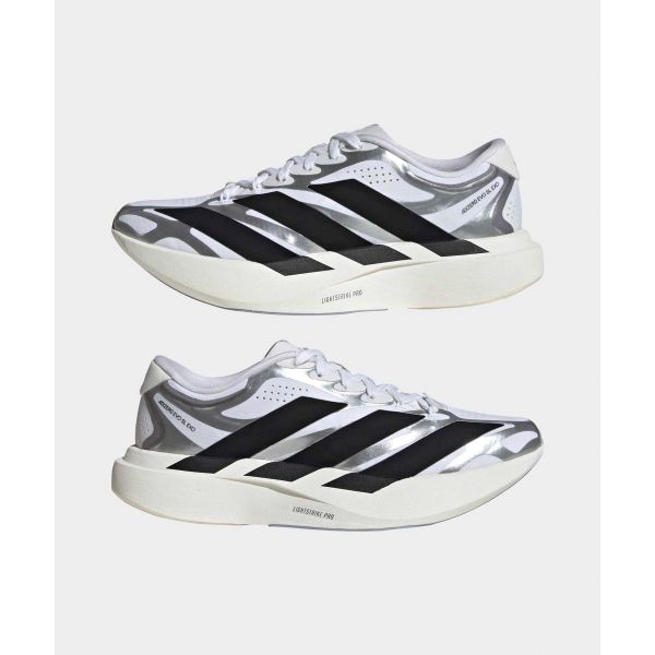 adidas Женские кроссовки Adizero Evo SL EXO Cloud White Core Black Iron Metallic KI4782