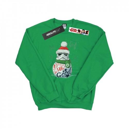Star Wars Mens Stormtrooper Up To Snow Good Sweatshirt