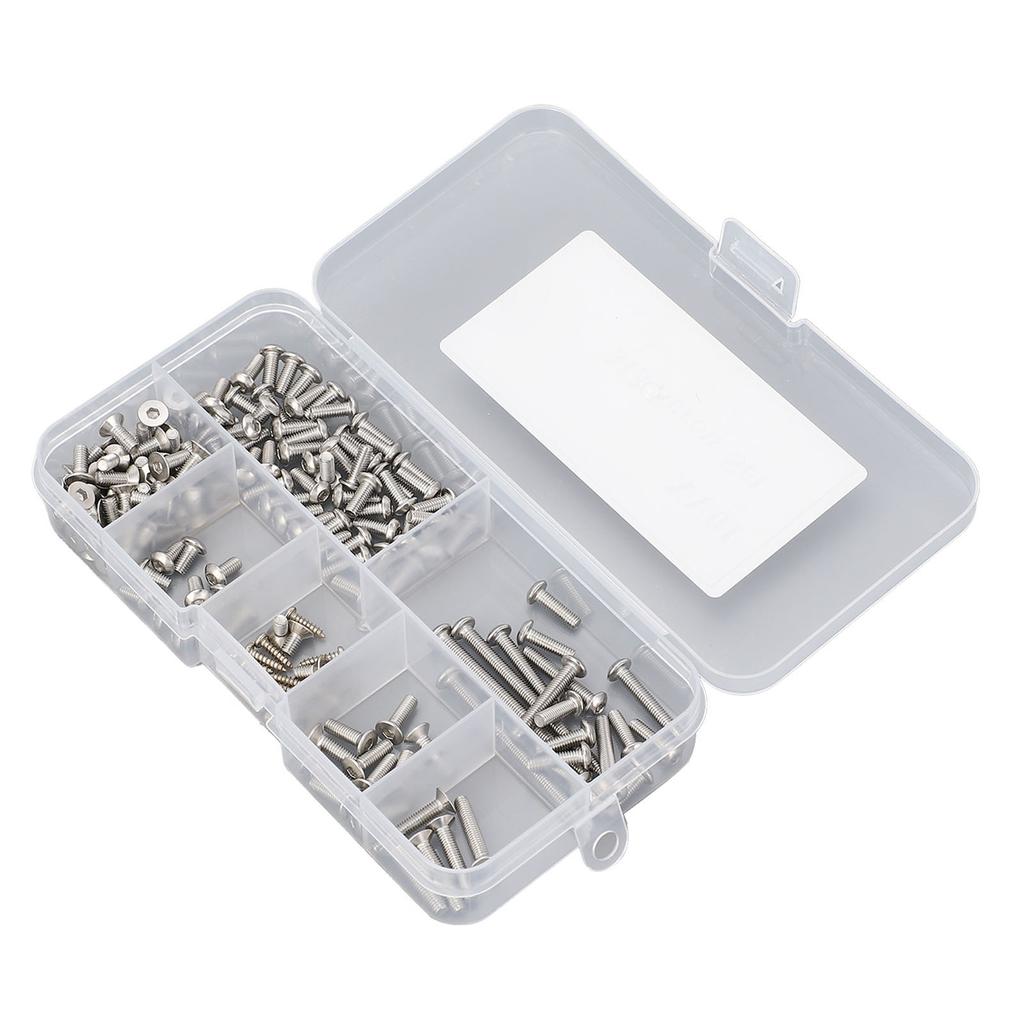 Набор из 103 винтов M3 с шестигранной головкой и коррозионной стойкостью из нержавеющей стали