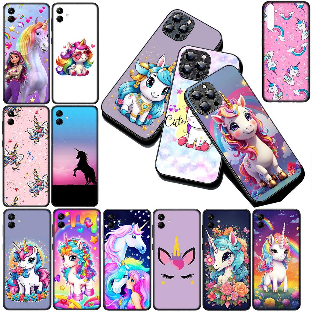 Protective Cover for Motorola Moto Edge 70 60 Fusion NEO Pro G56 G96 G04 G05 20 G Stylus Casing Phone Case Unicorn Cartoon