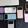 Роскошный матовый чехол с магнитами для беспроводной зарядки MagSafe для Apple iPhone 17 Air 16 15 14 Plus 13 Pro Max Ударопрочный жесткий чехол