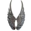 3D Reflective Eagle Wings Car Sticker - Large Metal Design with Angel Wing Style