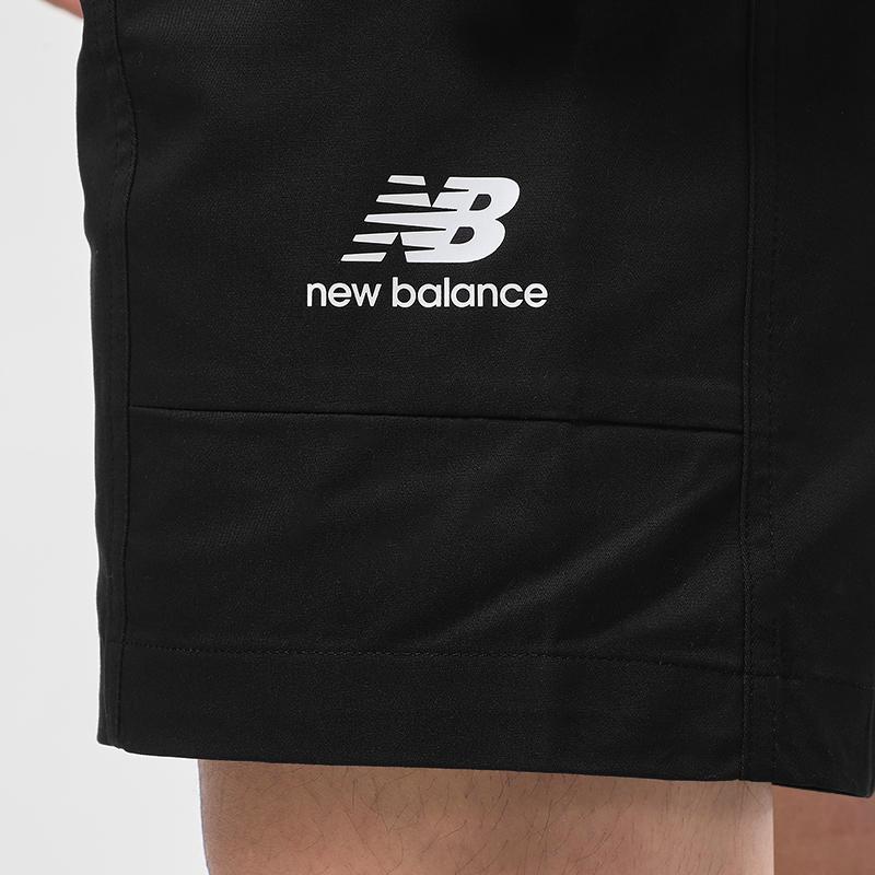 New Balance Спортивные шорты мужские черные средние AMS12345-BK