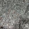 1 ярд Прямая ткань с вышивкой пайетками из ПЭТ Весна и Лето Платье Творческая одежда для сценических выступлений Ткань для шитья своими руками