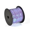 Fashion High Quality Flat Sequin 6mm 5 Yards Trim Lace Sew On Craft Multicolor Trim Strip Costume Sewing
