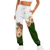 Women's Casual Fashion Sweatpants Printed Pants Elastic Waist Drawstring Pants
