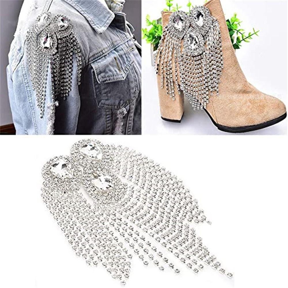 Brooch Brooch Shoulder Board Epaulets Jacket Vintage Brooch Tassel Chain Epaulette Women