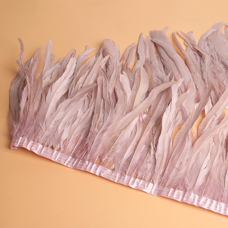 25-30 см полоски ткани с перьями для украшения сценического костюма своими руками