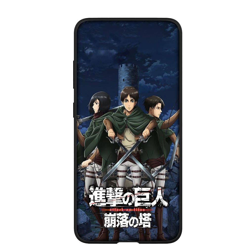 Phone Case for Samsung Galaxy S25 S23 S22 S24 Ultra FE A05 A06 A15 A16 A36 A37 A35 A54 A55 A56 A57 A25 A26 A53 A17 Levi Attack On Titan Cartoon Cover