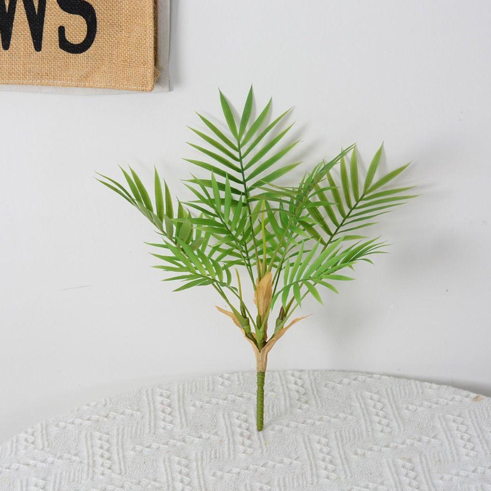 Real Touch Искусственная пальма Тропические растения Поддельные пальмовые листья Гостиная Балкон Украшения