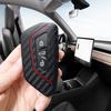 Для Volkswagen VW Golf 8 GTI ID 4 Для Seat Leon Mk4 Cupra Formentor Для Skoda Octavia A8 MK4 Mk8 Чехол-накладка для ключа автомобиля Держатель для ключа