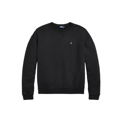 Polo SS23 Однотонная толстовка кэжуал с вышивкой логотипа Женская толстовка Черный WMPOKNINFB20432-001