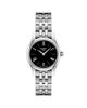 Женские часы Tissot Tradition с браслетом T0630091105800, черный циферблат