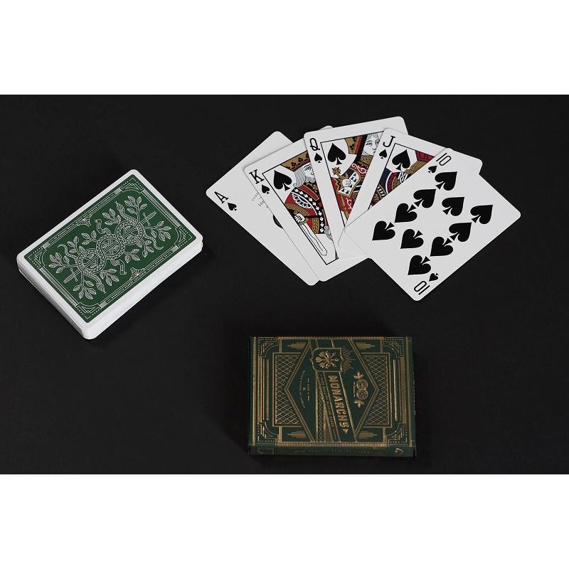 Theory11 Green Monarch Игральные карты USPCC Bicycle Monarchs Колода Карточные игры Волшебные трюки