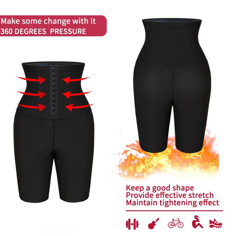 Мужские шорты для пота и сауны, термолеггинсы, шорты для контроля живота, тренажер для талии, корректирующее белье для похудения, тренировки, фитнес, спортивный формирователь тела